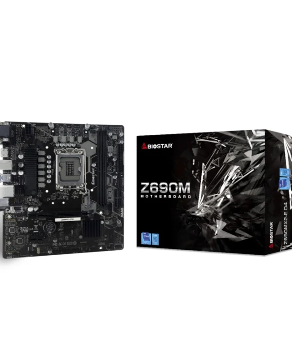 Biostar Z690MX2-E D4 Motherboard Micro ATX με Intel 1700 Socket Z690MX2-E D4