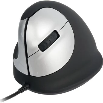 R-Go Tools HE Mouse Ενσύρματο Εργονομικό Ποντίκι για Αριστερόχειρες Μαύρο