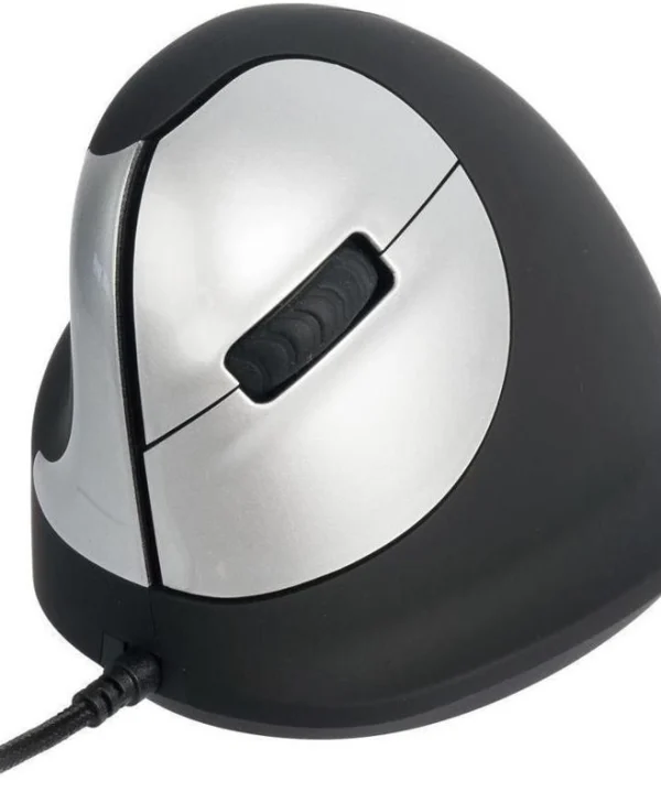 R-Go Tools HE Mouse Ενσύρματο Εργονομικό Ποντίκι για Αριστερόχειρες Μαύρο