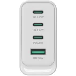 Conceptronic Φορτιστής Χωρίς Καλώδιο GaN με Θύρα USB-A και 3 Θύρες USB-C 100W Power Delivery / Quick Charge 3.0 Λευκός (ALTHEA22W100) ALTHEA22W100 - Image 2