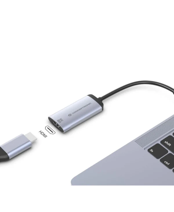 Conceptronic Μετατροπέας USB-C male σε HDMI female Γκρι 1τμχ ABBY23G ABBY23G