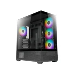 Azza CSAZ-501B Gaming Midi Tower Κουτί Υπολογιστή με Πλαϊνό Παράθυρο και ARGB Φωτισμό Μαύρο CSAZ-501B