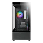 Azza CSAZ-501B Gaming Midi Tower Κουτί Υπολογιστή με Πλαϊνό Παράθυρο και ARGB Φωτισμό Μαύρο CSAZ-501B - Image 2