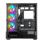Azza CSAZ-501B Gaming Midi Tower Κουτί Υπολογιστή με Πλαϊνό Παράθυρο και ARGB Φωτισμό Μαύρο CSAZ-501B - Image 4