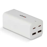 Lindy Βάση Φόρτισης με 2 Θύρες USB-A και 2 Θύρες USB-C 100W Power Delivery σε Λευκό χρώμα (73441) 73441