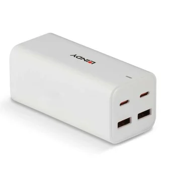 Lindy Βάση Φόρτισης με 2 Θύρες USB-A και 2 Θύρες USB-C 100W Power Delivery σε Λευκό χρώμα (73441) 73441