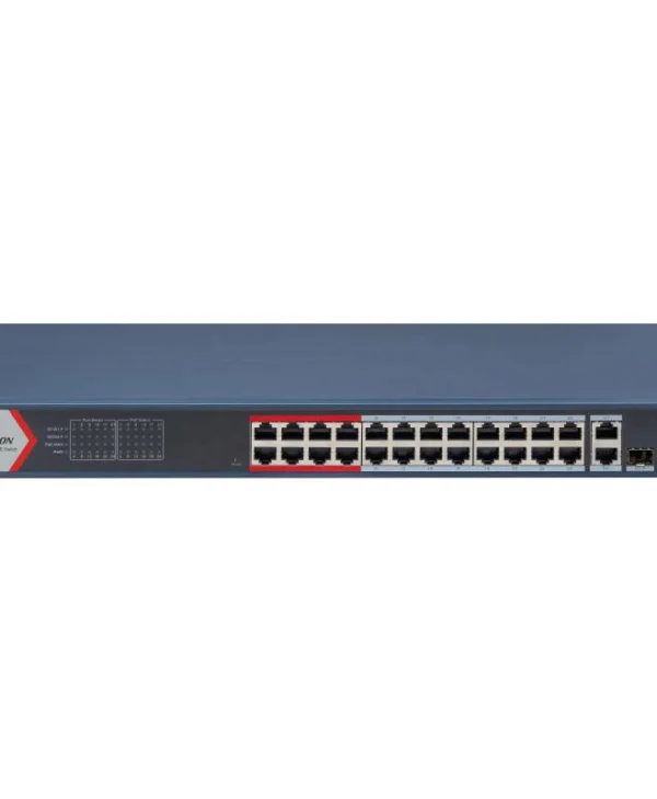 Hikvision DS-3E1326P-EI(B) Managed L2 PoE+ Switch με 24 Θύρες Ethernet