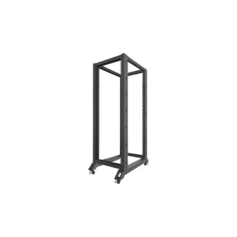 Lanberg Επιδαπέδια Καμπίνα Rack 32U Μαύρο OR01-6032-B OR01-6032-B