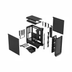 Fractal Design Meshify 3 Solid Gaming Midi Tower Κουτί Υπολογιστή Μαύρο - Image 12
