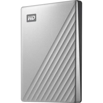 Western Digital My Passport Ultra USB 3.1 / USB-C Εξωτερικός HDD 2TB 2.5" Ασημί