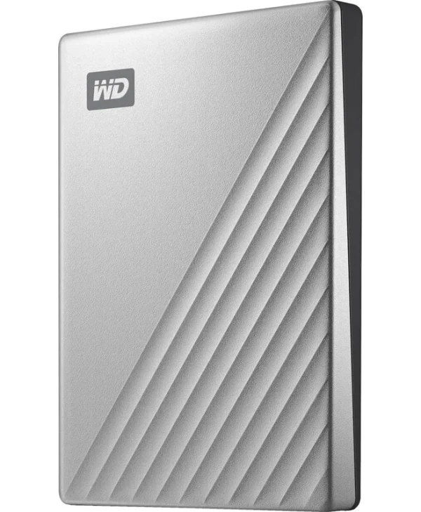 Western Digital My Passport Ultra USB 3.1 / USB-C Εξωτερικός HDD 2TB 2.5" Ασημί
