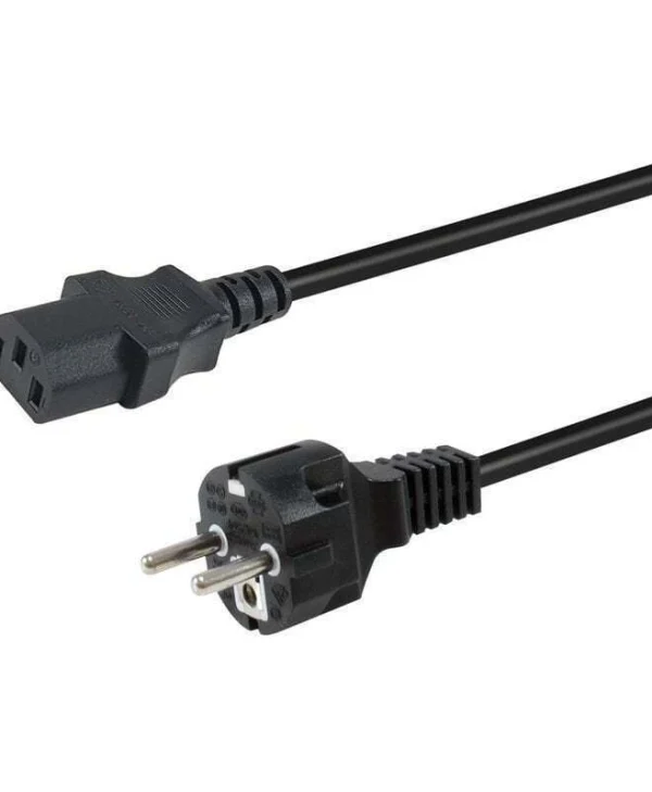 Equip IEC C13 - Schuko Cable 3m Μαύρο 112111 112111