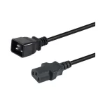 Equip IEC C20 - IEC C13 Cable 1.8m Μαύρο 112140 112140