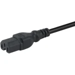 Equip IEC C14 - IEC C15 Cable 3m Μαύρο 112171 112171 - Image 2