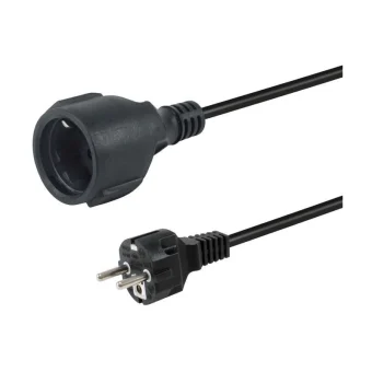 Equip Schuko - Schuko Cable 3m Μαύρο 112181 112181