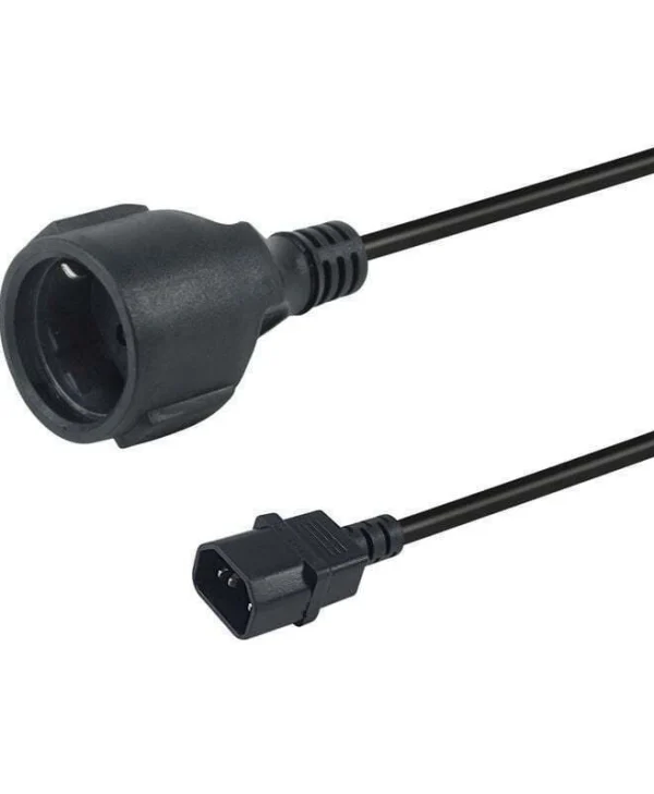 Equip IEC C14 - Schuko Cable 0.25m Μαύρο 112106 112106