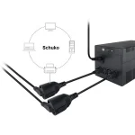 Equip IEC C14 - Schuko Cable 0.25m Μαύρο 112106 112106 - Image 4
