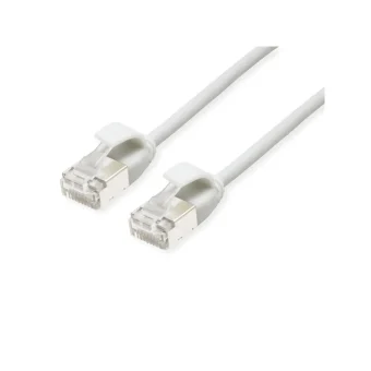 Roline U/FTP (STP) Cat.6a Καλώδιο Δικτύου Ethernet 1.5m Λευκό 1τμχ