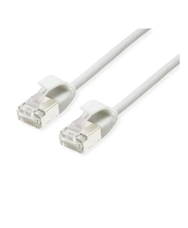 Roline U/FTP (STP) Cat.6a Καλώδιο Δικτύου Ethernet 1.5m Λευκό 1τμχ