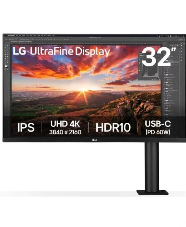 LG 32UN880K-B-B IPS HDR Monitor 31.5" 4K 3840x2160 με Χρόνο Απόκρισης 5ms GTG 32UN880K-B