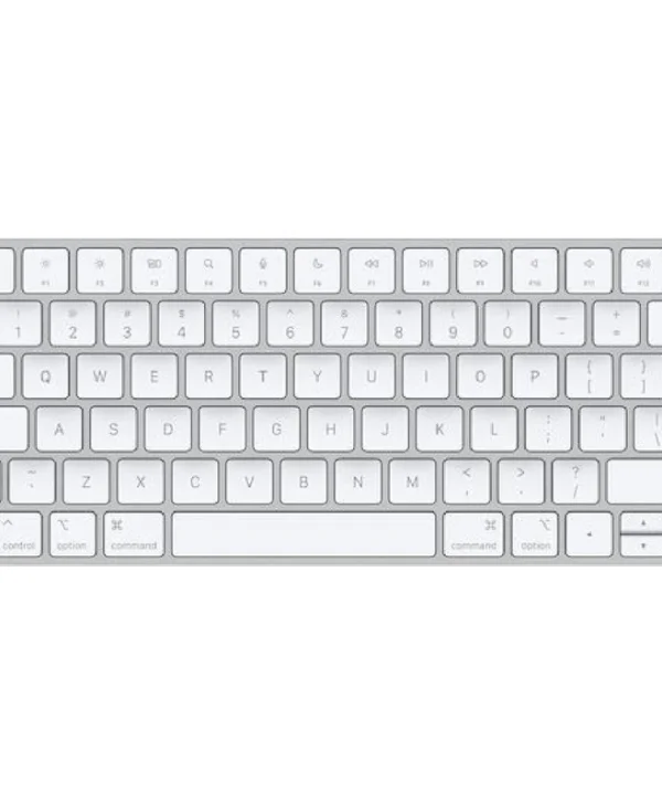 Apple Magic Ασύρματο Bluetooth Πληκτρολόγιο Αγγλικό UK Συμβατό με Mac Λευκό