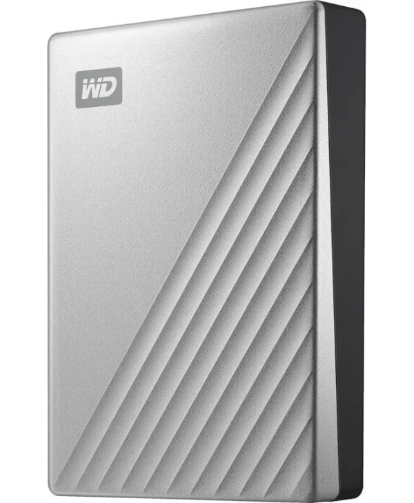Western Digital My Passport Ultra For Mac USB 3.0 / USB-C Εξωτερικός HDD 4TB 2.5" Ασημί