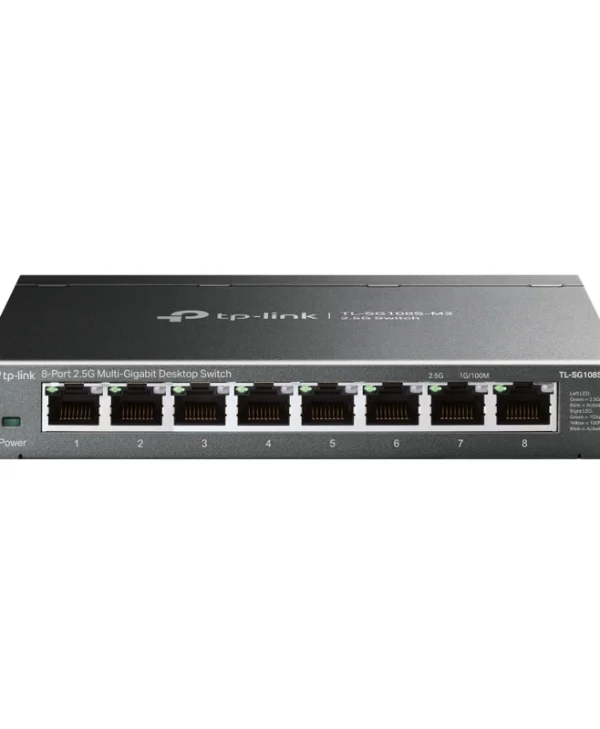 TP-LINK TL-SG108S-M2 v1 Unmanaged L2 Switch με 8 Θύρες Ethernet TL-SG108S-M2