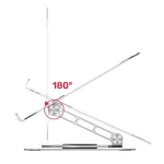 Unitek OT180SL01 Βάση Στήριξης για Laptop έως 16" Ασημί OT180SL01 - Image 4