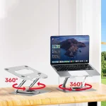 Unitek OT180SL01 Βάση Στήριξης για Laptop έως 16" Ασημί OT180SL01 - Image 6