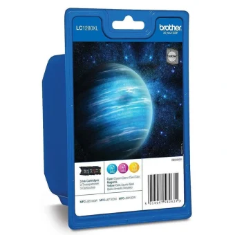 Brother LC-1280XLRBWBP Γνήσιο Πακέτο Μελανιών Εκτυπωτή InkJet Πολλαπλό (Color) (LC-1280XLRBWBP)