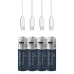 MediaRange Επαναφορτιζόμενες Μπαταρίες AA Li-ion 1400mAh 1.5V 4τμχ - Image 3