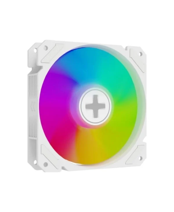 Xilence XF066 Case Fan 120mm με ARGB Φωτισμό και Σύνδεση 4-Pin PWM Λευκό XF066
