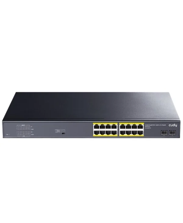 Cudy GS1020PS2 Unmanaged L2 PoE+ Switch με 16 Θύρες Gigabit (1Gbps) Ethernet GS1020PS2