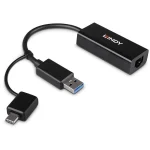 Lindy 43412 USB-C Αντάπτορας Δικτύου για Ενσύρματη σύνδεση Ethernet 43412 - Image 4