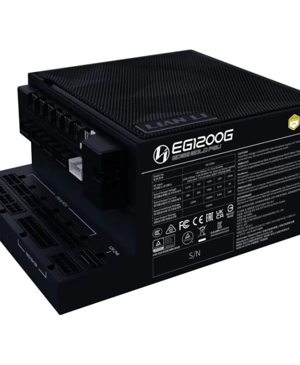 Lian Li EG1200 1200W Μαύρο Τροφοδοτικό Υπολογιστή Full Modular 80 Plus Gold