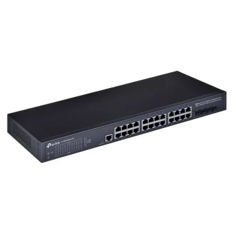 TP-LINK TL-SG3428X-UPS V1 Managed L2 Switch με 24 Θύρες Gigabit (1Gbps) Ethernet και 4 SFP Θύρες TL-SG3428X-UPS