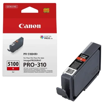 Canon PFI-5100 R Γνήσιο Μελάνι Εκτυπωτή InkJet Κόκκινο (6958C001) 6958C001