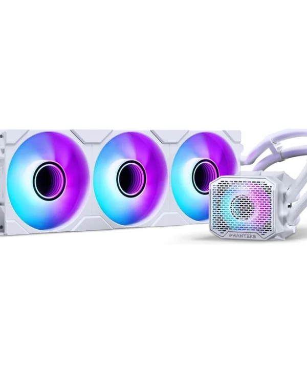 Phanteks Glacier One 360M25 Gen2 Υδρόψυξη Επεξεργαστή Τριπλού Ανεμιστήρα 120mm για Socket AM4/AM5/1700/1200 με DRGB Φωτισμό Λευκή