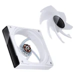 Jonsbo ZK-120WR Reverse Case Fan με ARGB Φωτισμό και Σύνδεση 4-Pin PWM 3τμχ Λευκό - Image 2