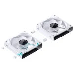 Jonsbo ZK-120WR Reverse Case Fan με ARGB Φωτισμό και Σύνδεση 4-Pin PWM 3τμχ Λευκό - Image 4