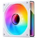 Jonsbo ZK-120W Case Fan με ARGB Φωτισμό και Σύνδεση 3-Pin / 4-Pin PWM 3τμχ Λευκό - Image 3