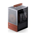 Jonsbo T6 Mini Tower Κουτί Υπολογιστή με Πλαϊνό Παράθυρο Ασημί