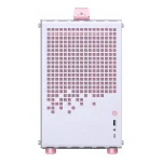 Jonsplus Z20 Mini Tower Κουτί Υπολογιστή με Πλαϊνό Παράθυρο White/Pink - Image 2