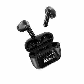 Energy Sistem Display ANC In-ear Bluetooth Handsfree Ακουστικά με Θήκη Φόρτισης Graphite