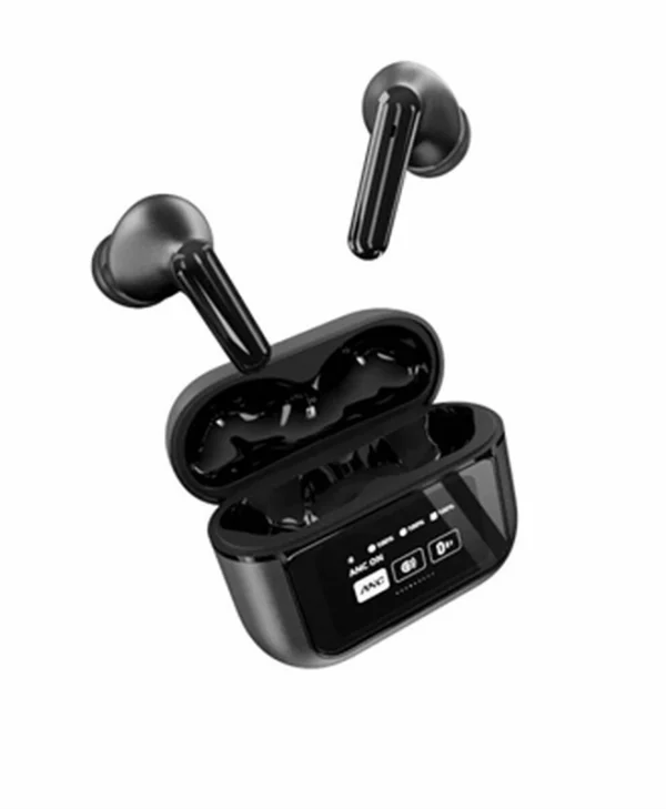 Energy Sistem Display ANC In-ear Bluetooth Handsfree Ακουστικά με Θήκη Φόρτισης Graphite
