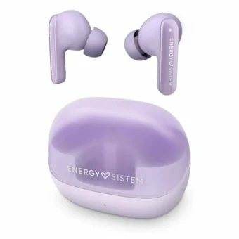 Energy Sistem Serenity ANC In-ear Bluetooth Handsfree Ακουστικά με Αντοχή στον Ιδρώτα και Θήκη Φόρτισης Μωβ
