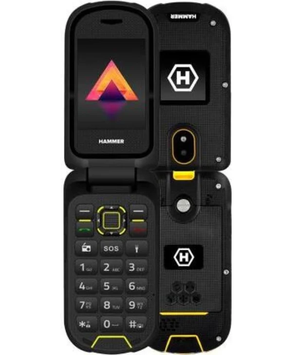 Hammer Bow LTE Dual SIM Κινητό με Κουμπιά Μαύρο