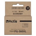 Actis Συμβατό Μελάνι Εκτυπωτή InkJet Canon PG-560XL 22ml Μαύρο 1τμχ