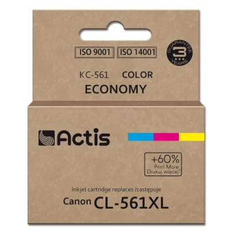 Actis Συμβατό Μελάνι Εκτυπωτή InkJet Canon CL-561XL 18ml Κίτρινο 1τμχ