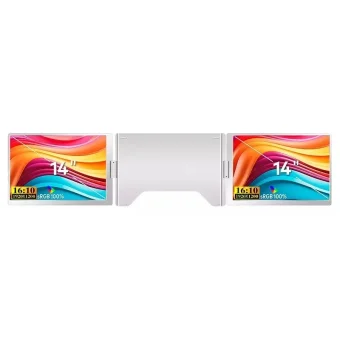 Extralink Smart Life S688 Monitor 2-screen 14" Full Hd Ips 60hz Laptops 12" To 17.3"